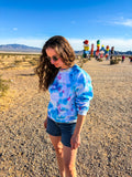 Batik-Sweatshirt mit Personalisierung