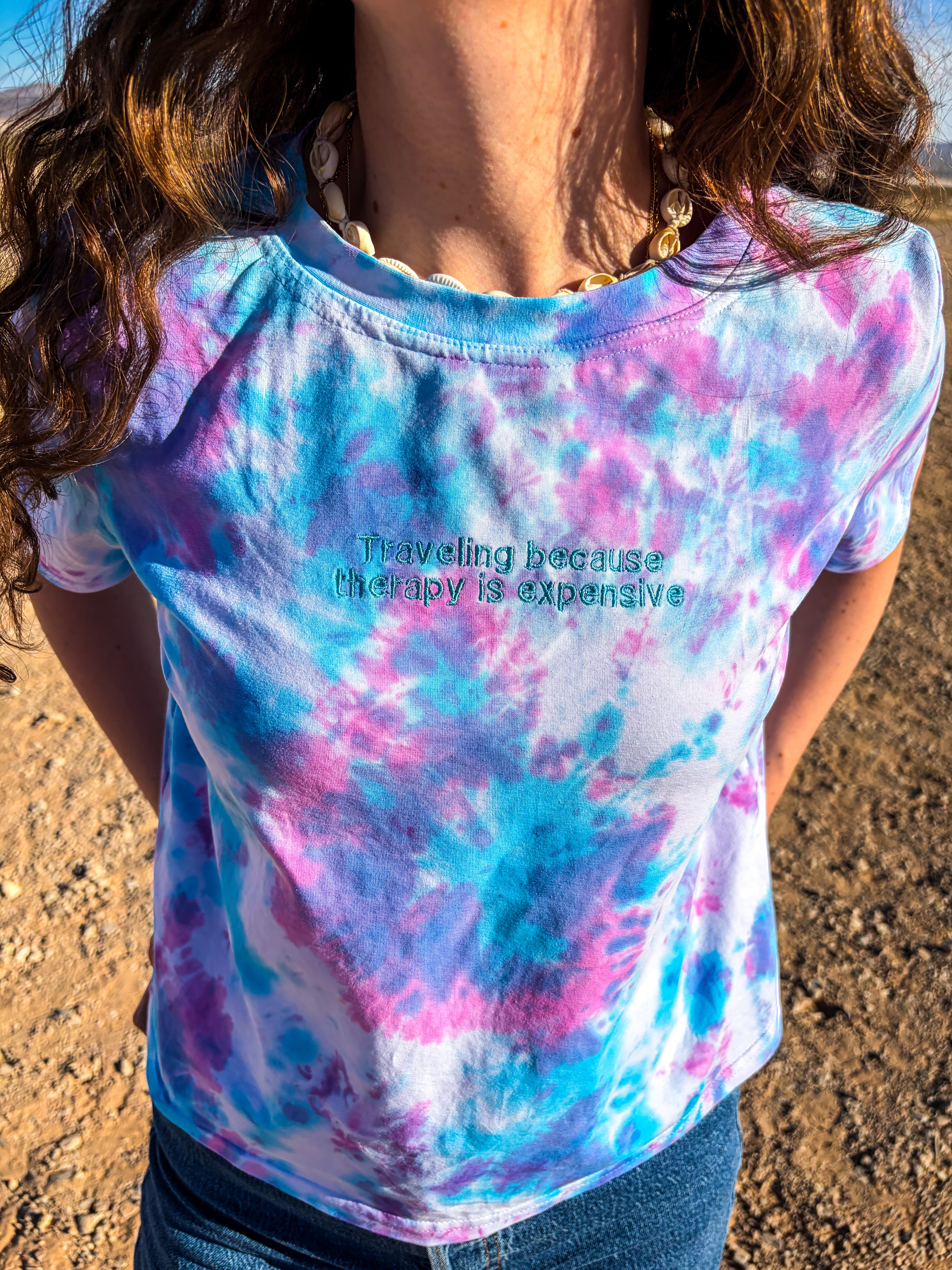 Batik-Shirt mit Personalisierung
