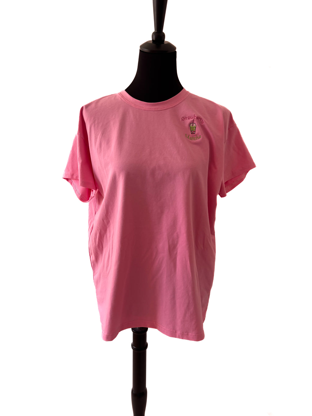Oversized-Shirt "Strawberry Matcha"