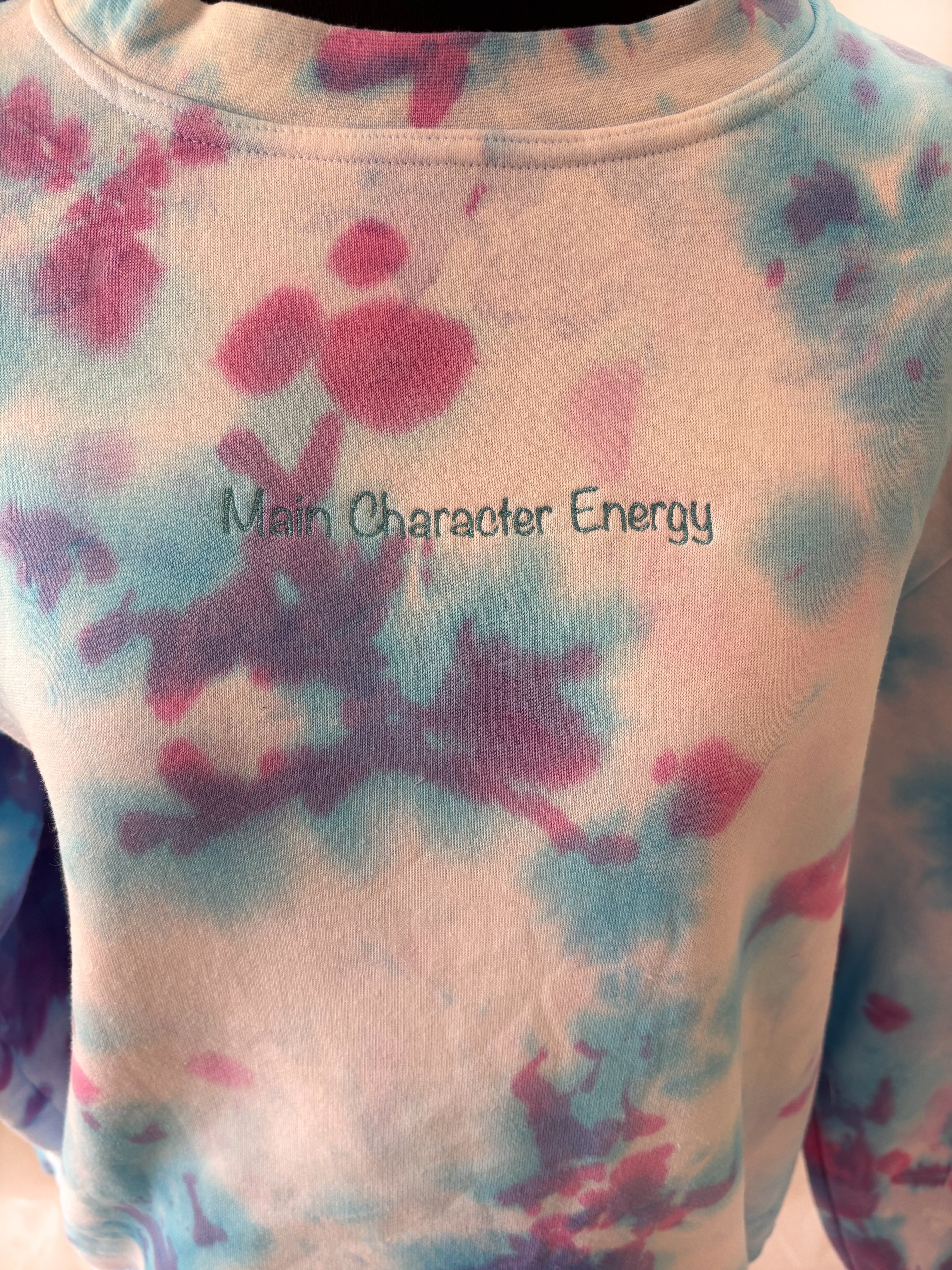 Batik-Sweatshirt mit Personalisierung