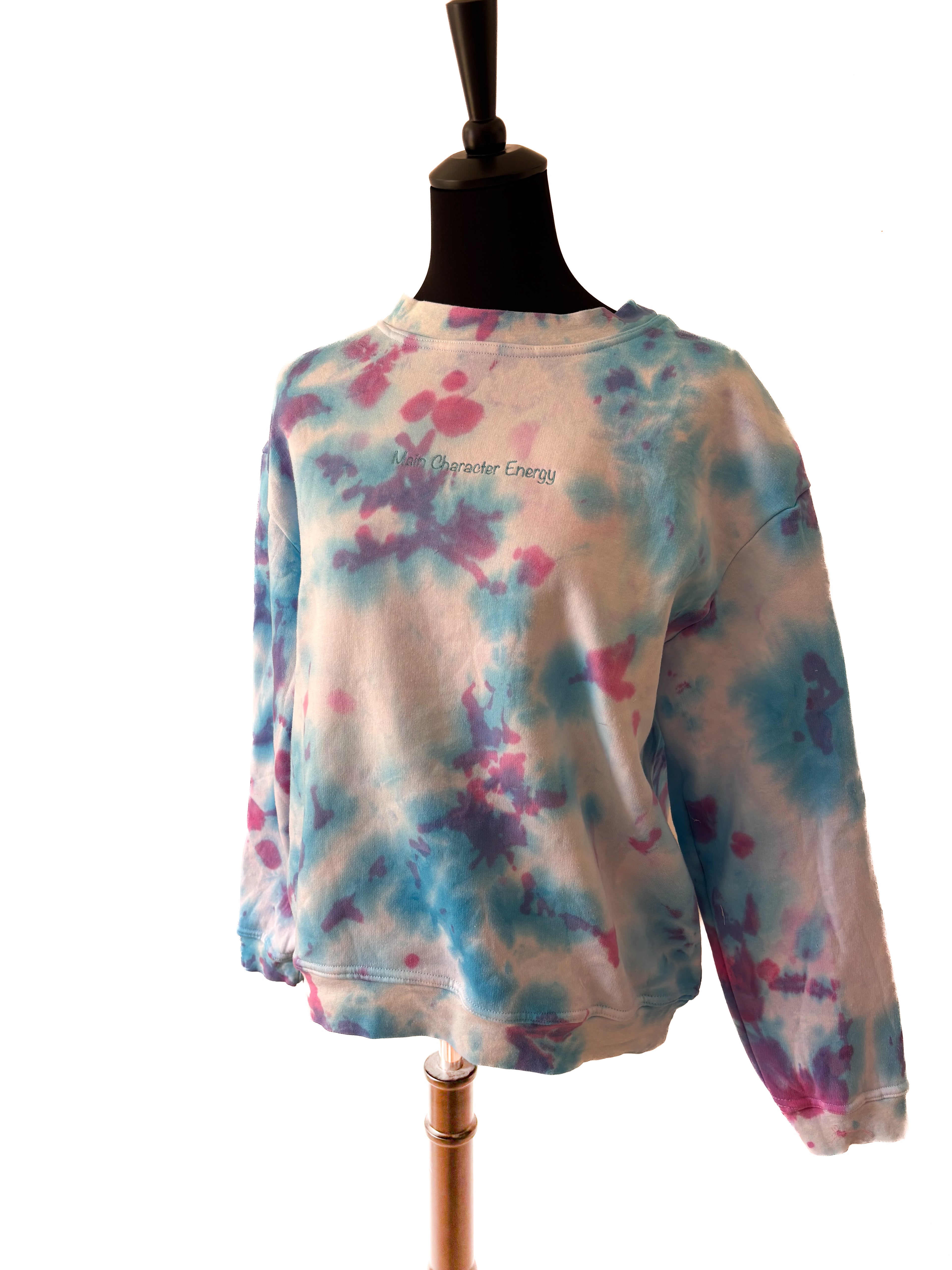 Batik-Sweatshirt mit Personalisierung