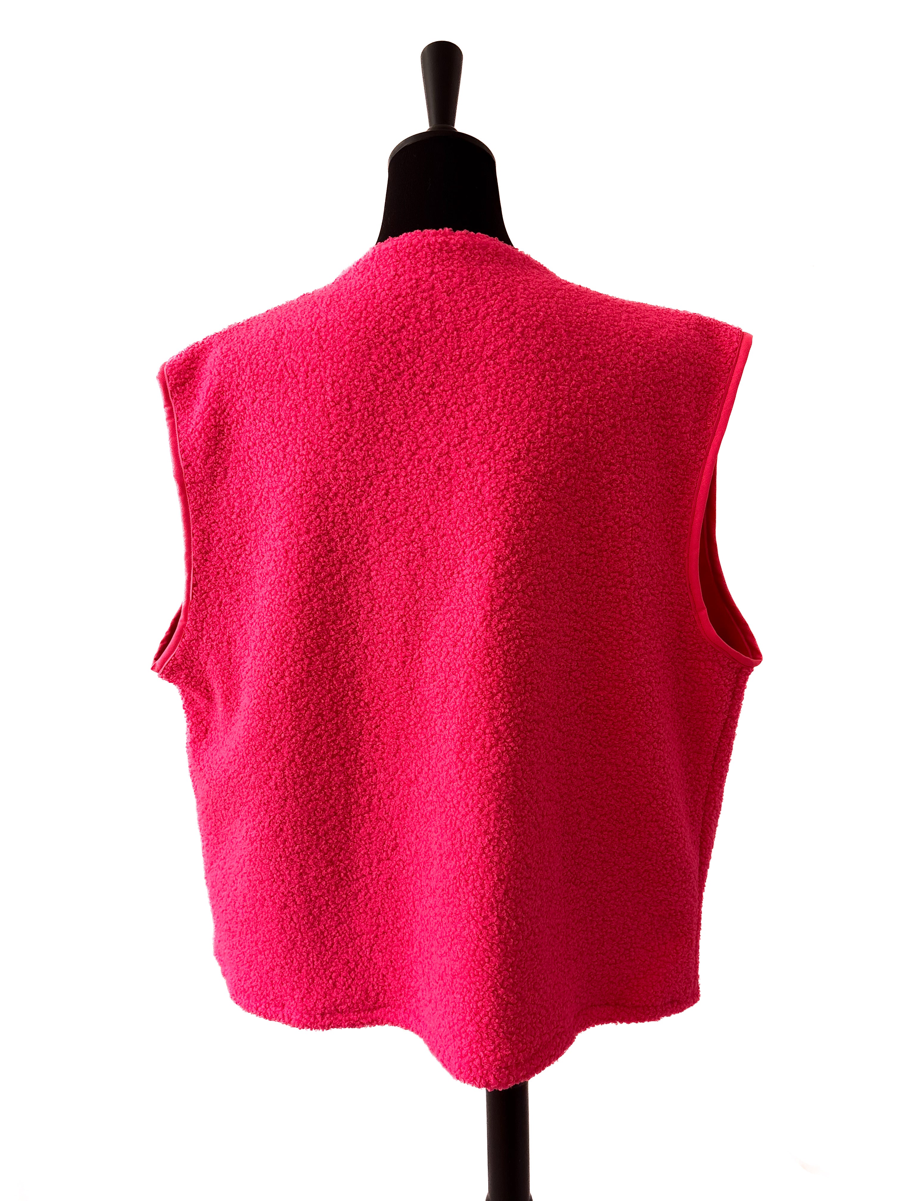 Teddy-Weste Pink