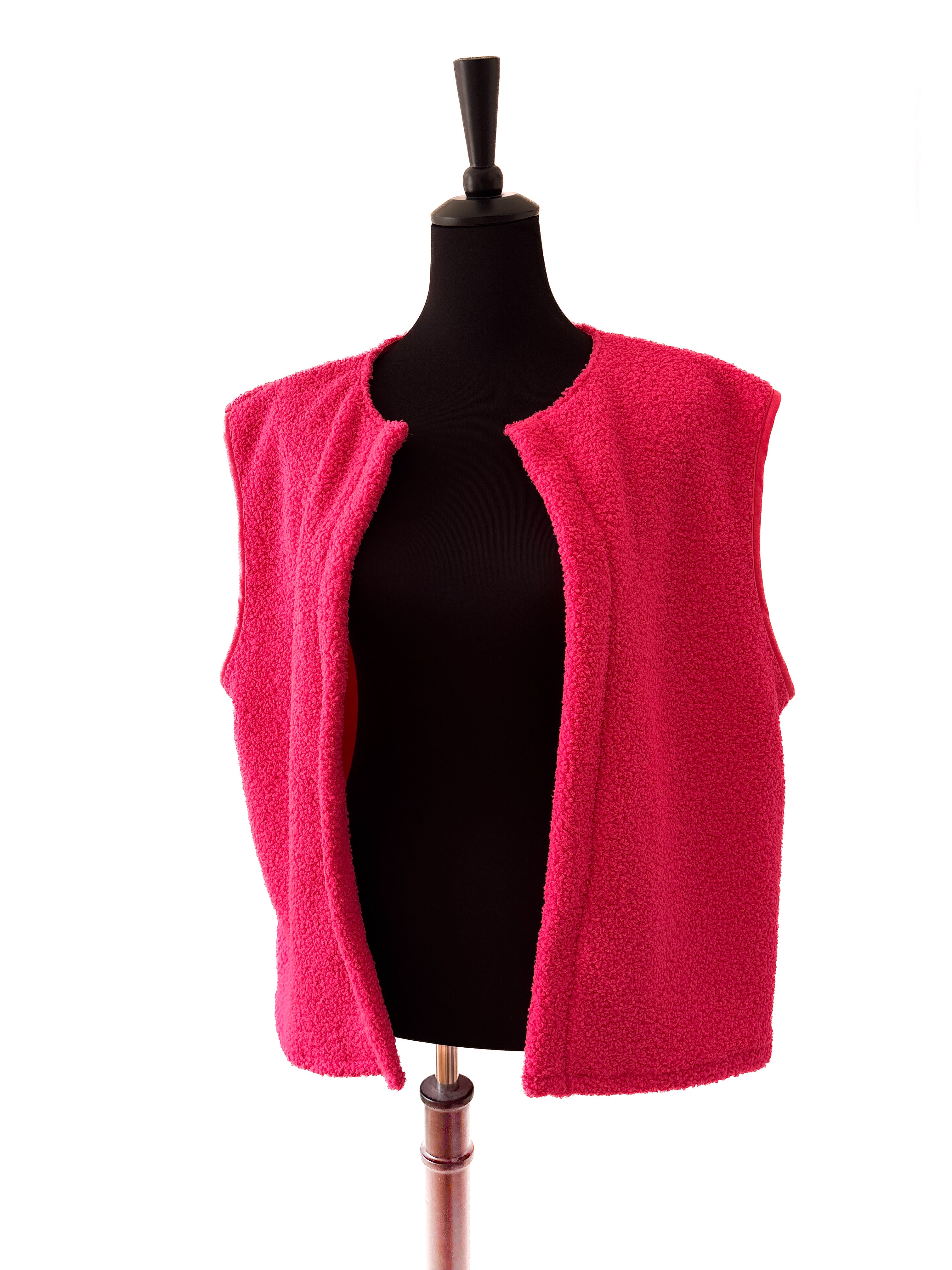 Teddy-Weste Pink