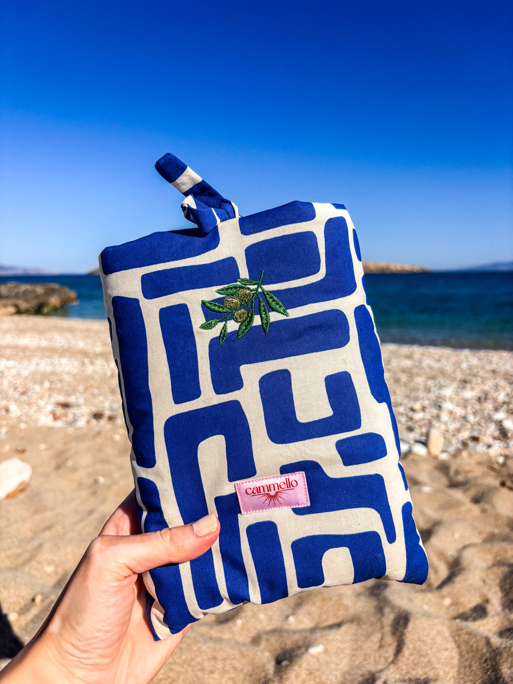 Buchtasche "Olivenzweig"