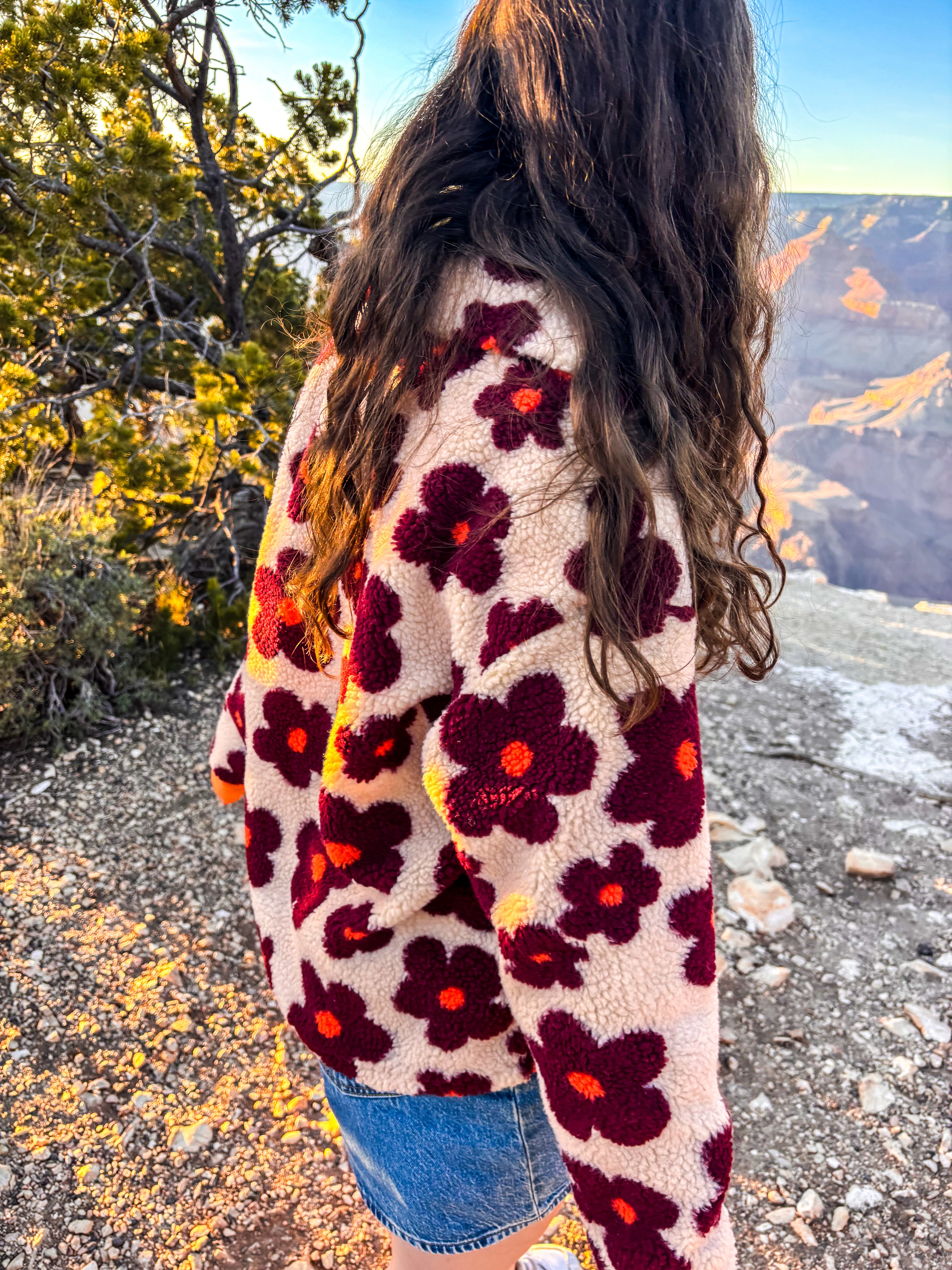 Teddy-Pullover Flower