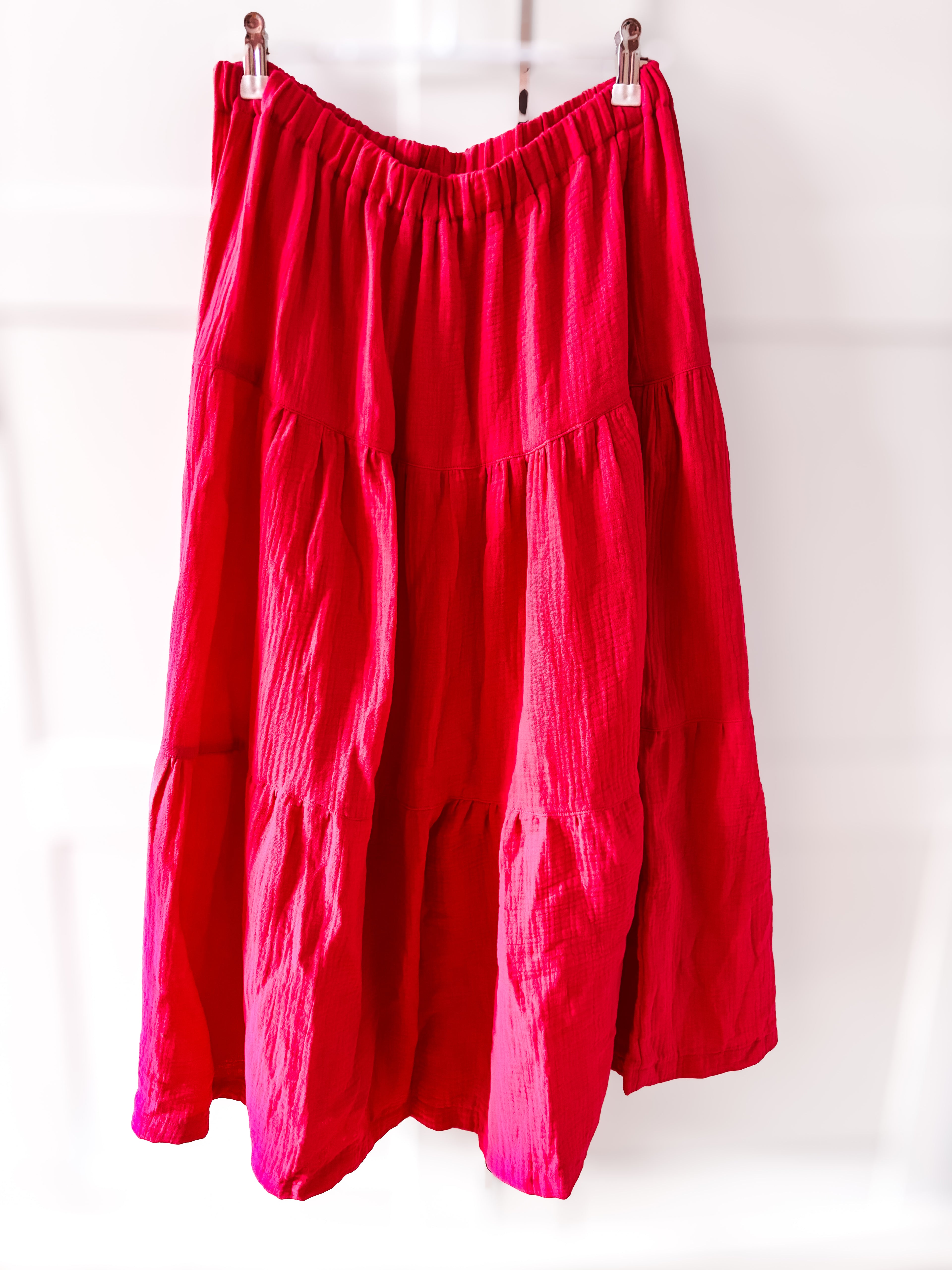 Maxi-Rock aus Musselin