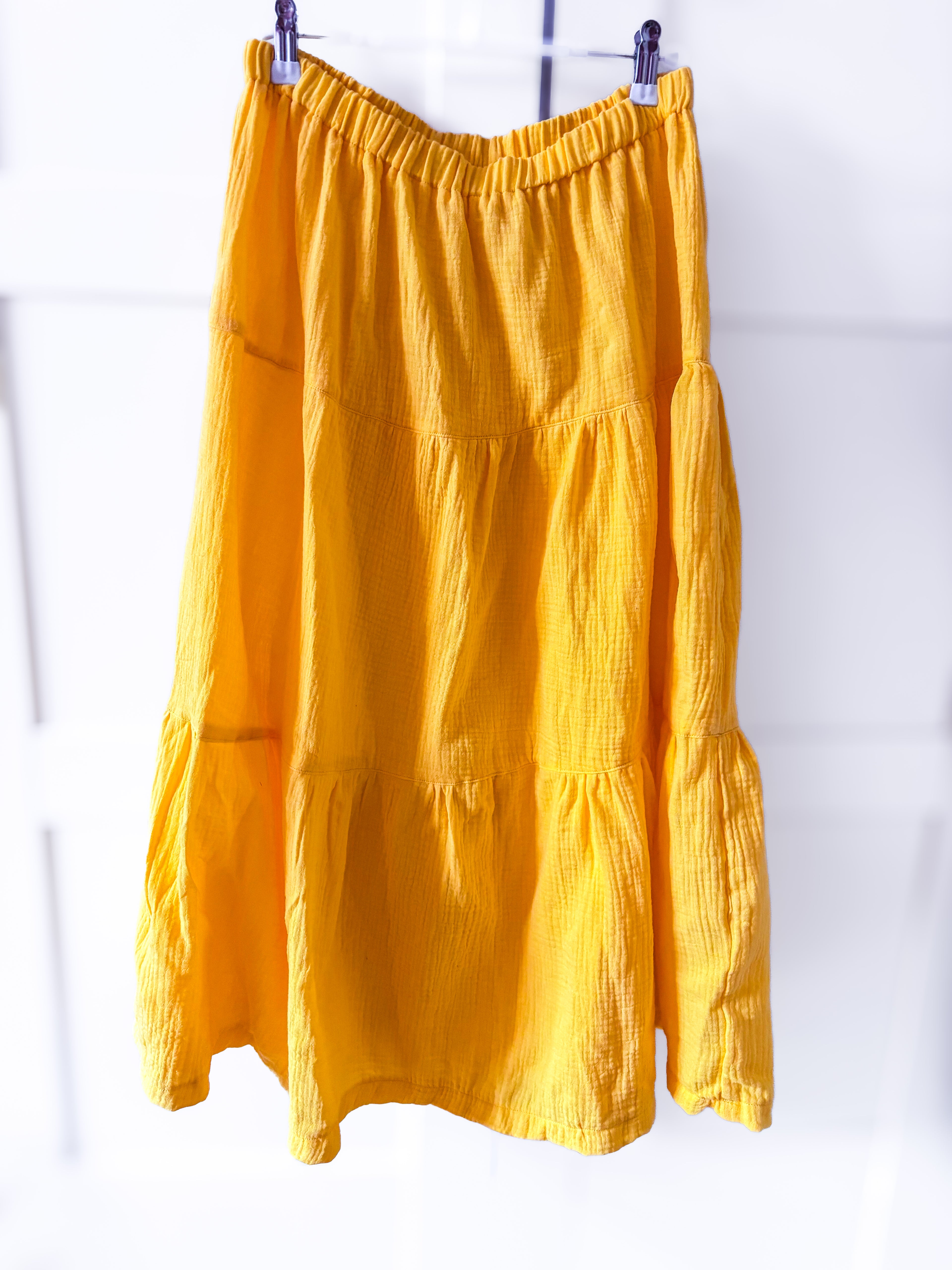 Maxi-Rock aus Musselin