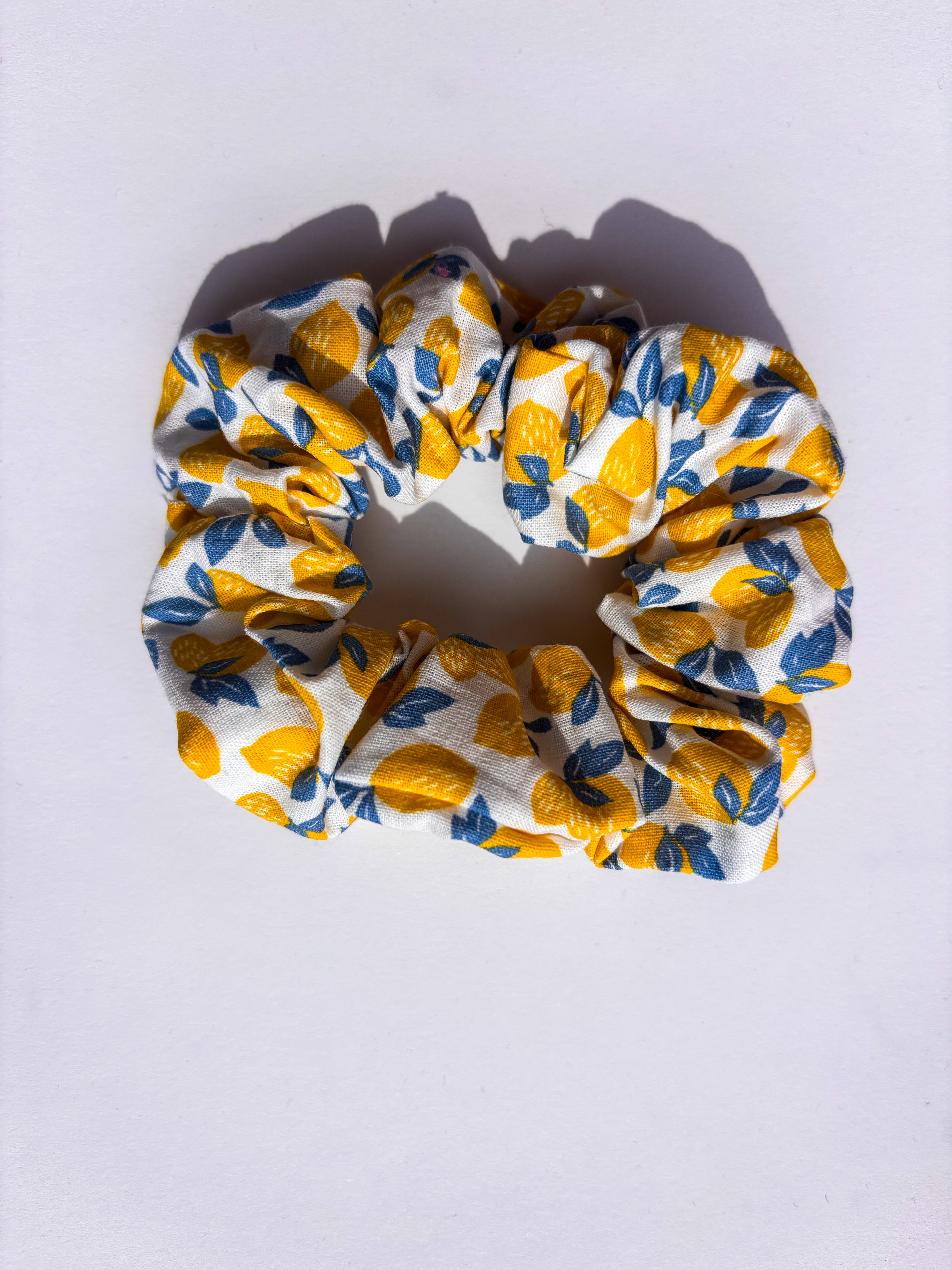 Zitronen-Scrunchie