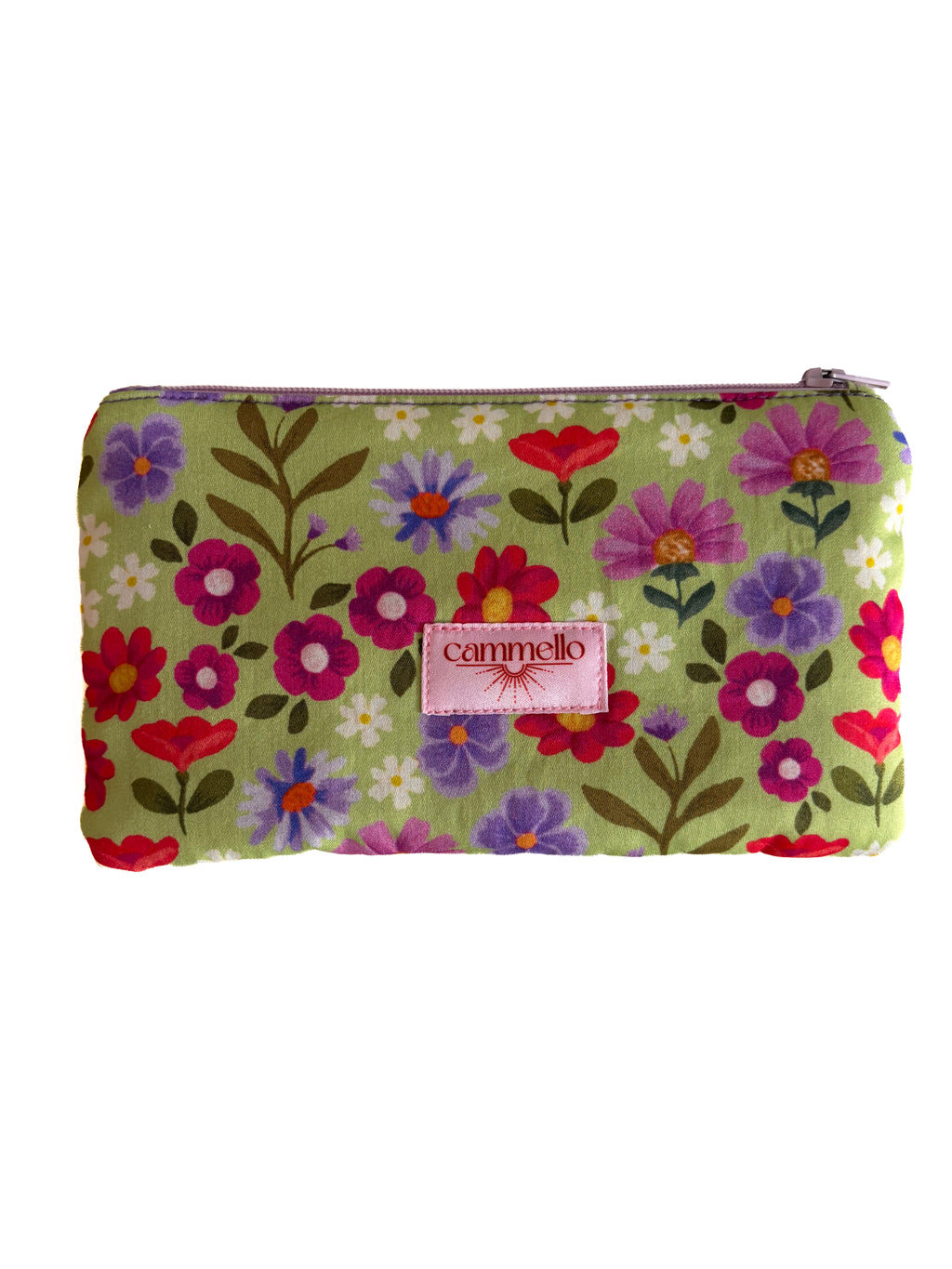 Mini-Kosmetiktasche "Green Flower"