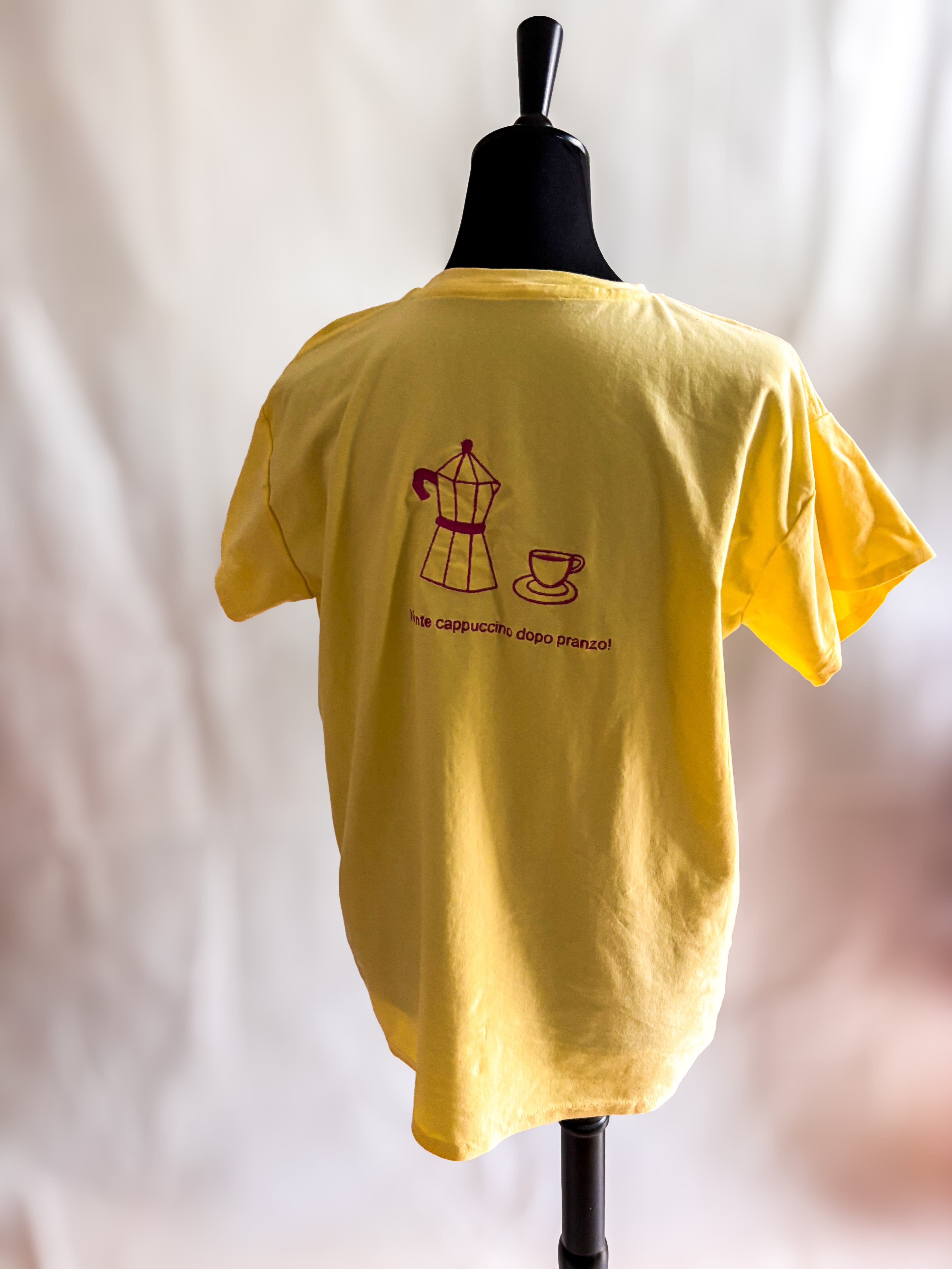 Oversized-Shirt "Ci prendiamo un caffè?"