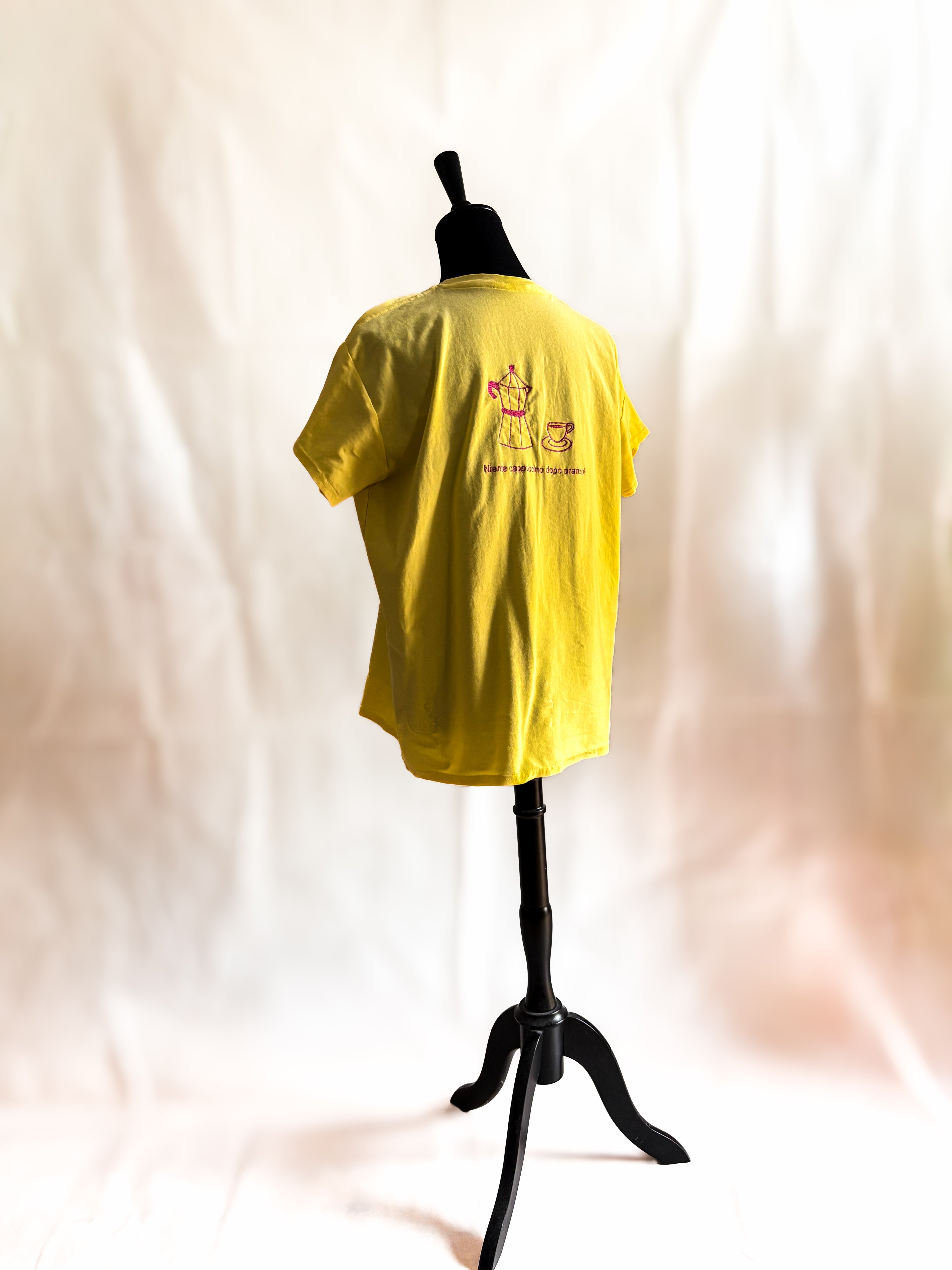 Oversized-Shirt "Ci prendiamo un caffè?"